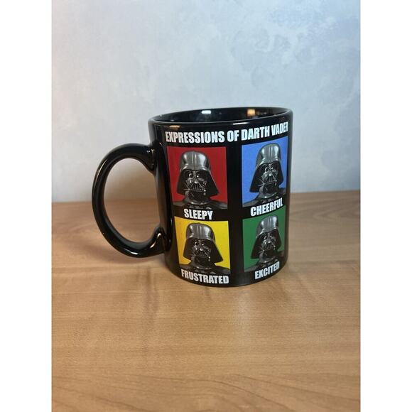 Expressions Of Darth Vader Mug Star Wars Coffee Mug - Picture 1 of 7